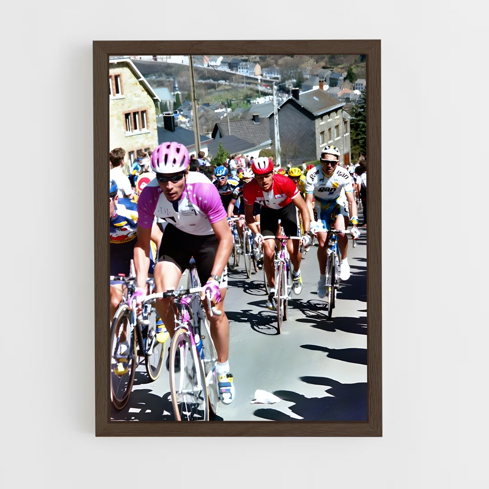 Poster Peloton en Mouvement – affiche Cyclisme (vue 5)